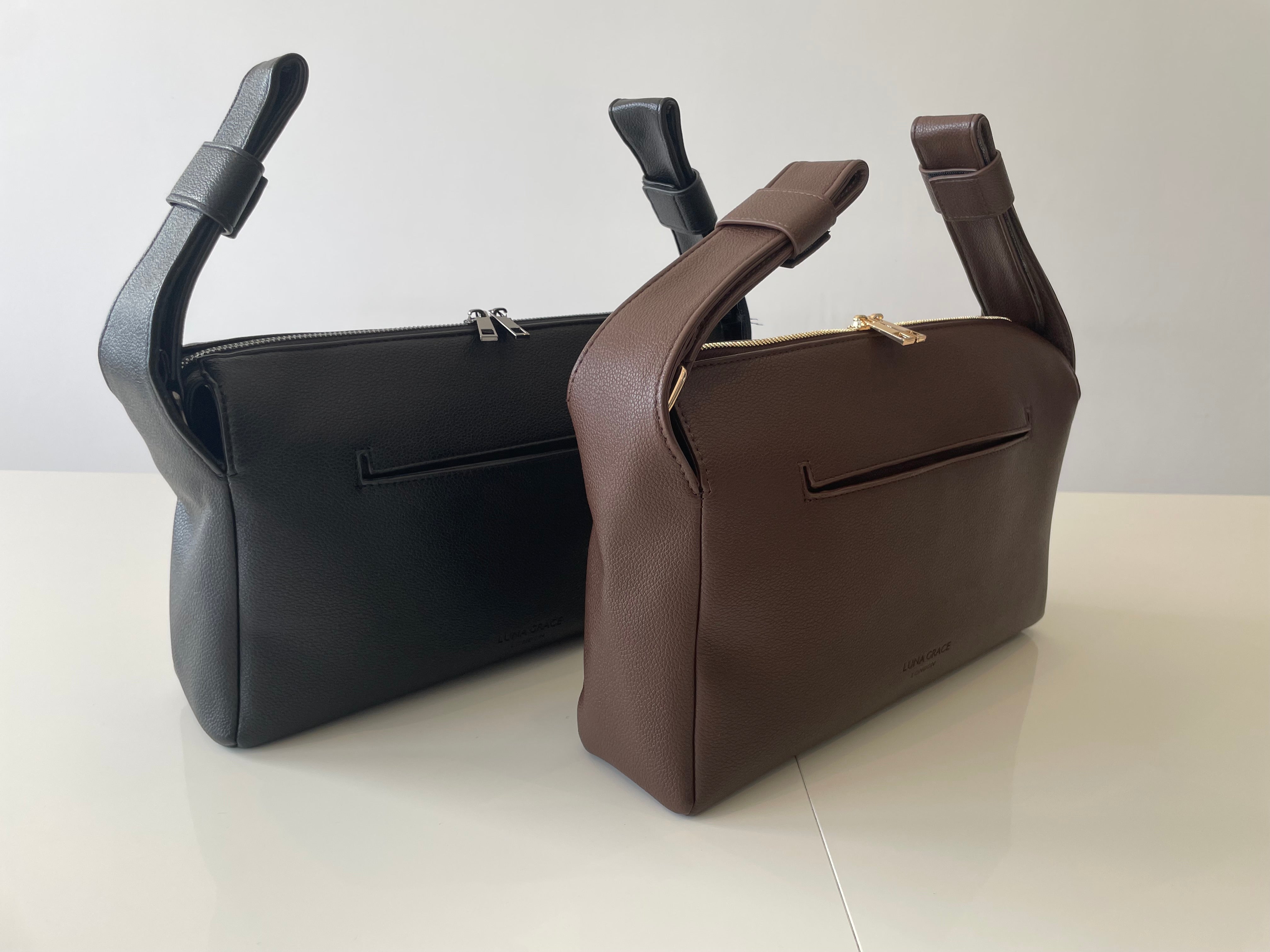 Luna Grace Vegan Leather Pram Pushchair Baby Changing Bag