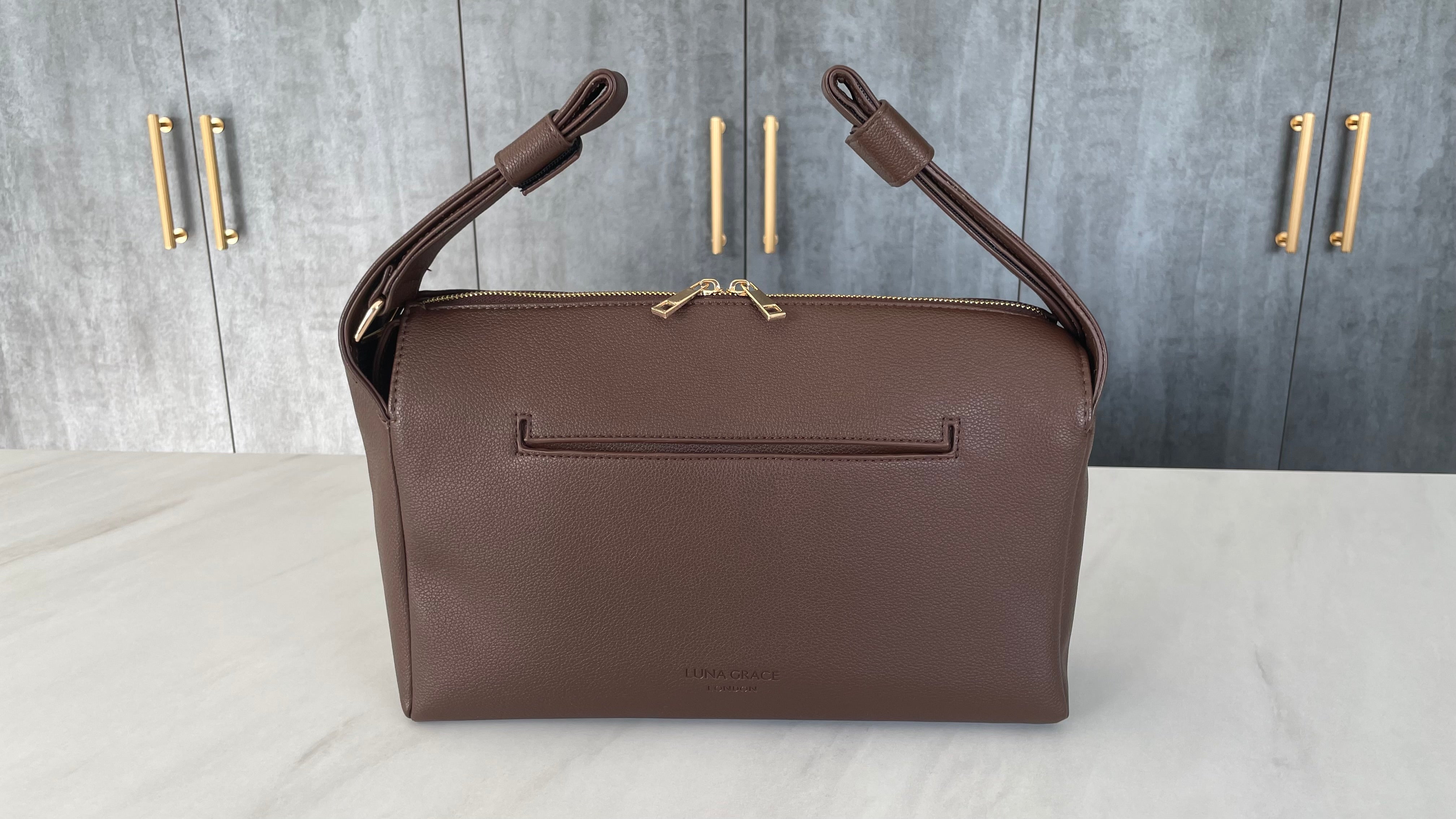 Luna Grace Vegan Leather Pram Pushchair Baby Changing Bag